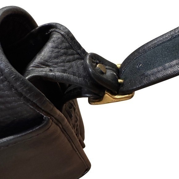 Vintage Coach Vantage 90s Black Leather Briefcase Rare Style 5274 NYC - Picture 8 of 16